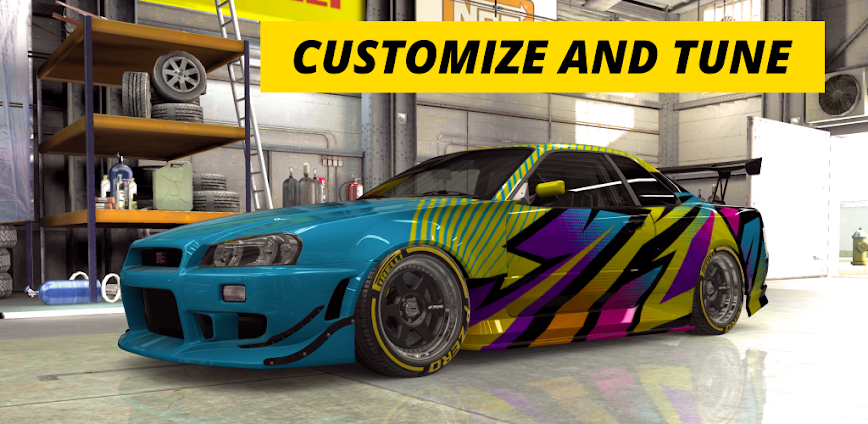 Background تحميل لعبة CSR 2 Realistic Drag Racing للاندرويد مجانا برابط مباشر 
