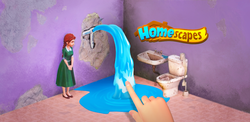 Background تحميل لعبة Homescapes مهكرة إصدار 2025 للاندرويد والايفون برابط مباشر 