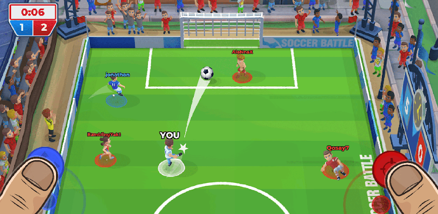 Background تحميل لعبة Soccer Battle للاندرويد مجانا برابط مباشر 