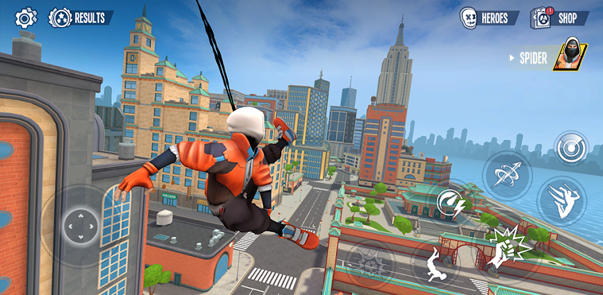Background لعبة Spider Fighter 3 أموال غير محدودة 