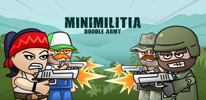 Background لعبة Mini Militia ميني ميليشيا كل شيء مفتوح 