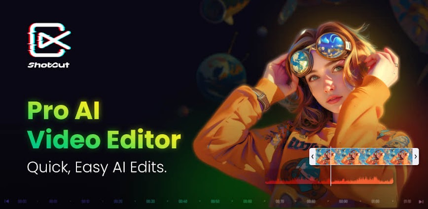 Background تطبيق ShotCut Premium مجانًا 