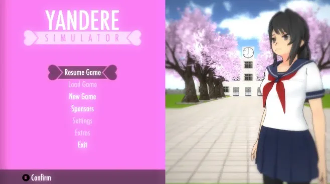 Background لعبة yandere simulator الأصلية للأندرويد 